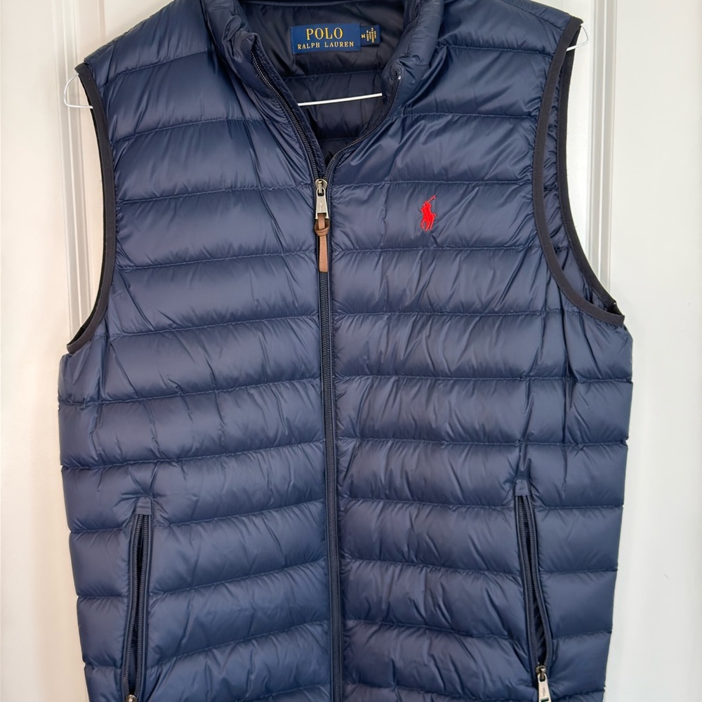 Polo by Ralph Lauren Men's Blue Puffer Vest
